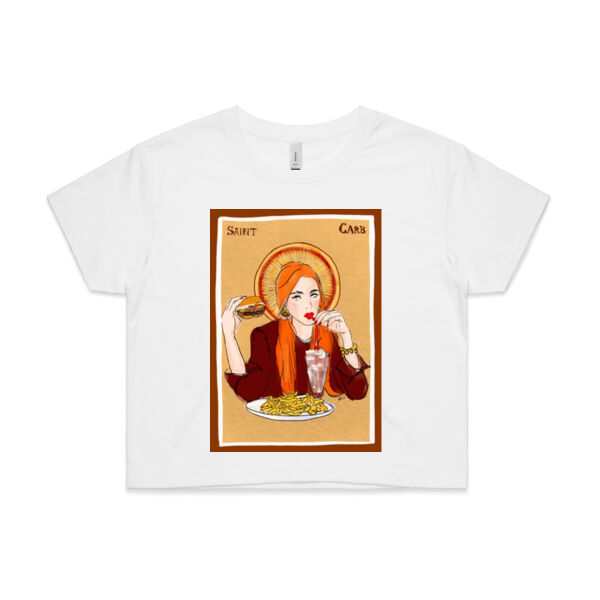 SAINT CARB Crop Tee - I Thumbnail