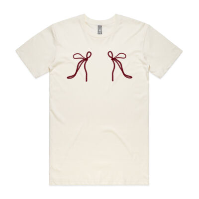 cindylovesthis x west elm BURGUNDY BOW TEE Thumbnail
