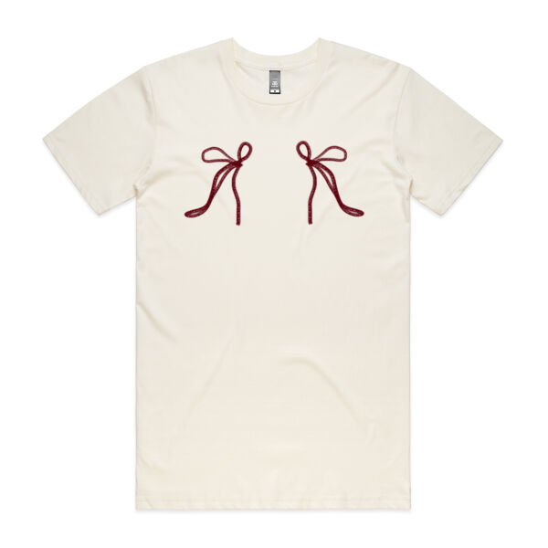 cindylovesthis x west elm BURGUNDY BOW TEE Thumbnail