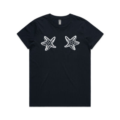cindylovesthis x west elm NAVY STARRY TEE Thumbnail