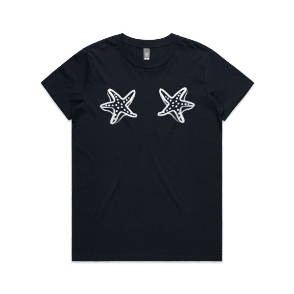 cindylovesthis x west elm NAVY STARRY TEE Thumbnail