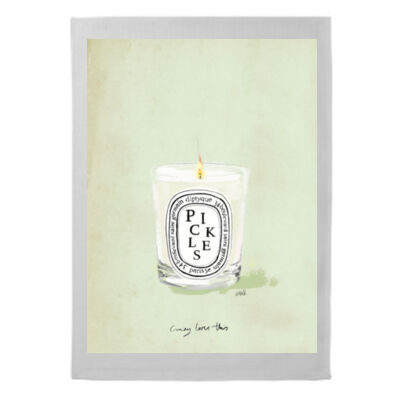 cindylovesthis x west elm PICKLES TEA TOWEL Thumbnail