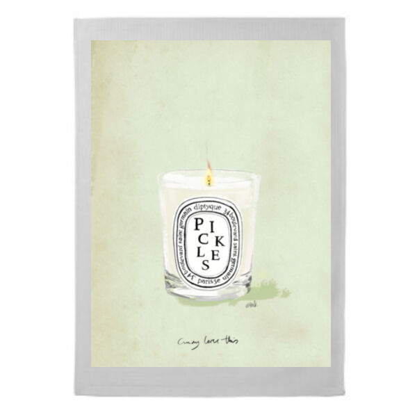 cindylovesthis x west elm PICKLES TEA TOWEL Thumbnail