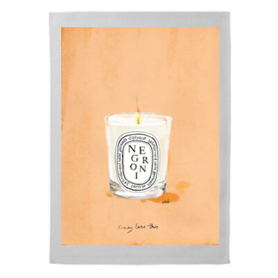 cindylovesthis x west elm NEGRONI TEA TOWEL Thumbnail