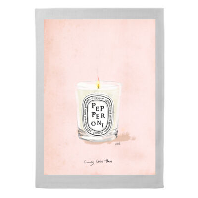 cindylovesthis x west elm PEPPERONI TEA TOWEL 3 Thumbnail