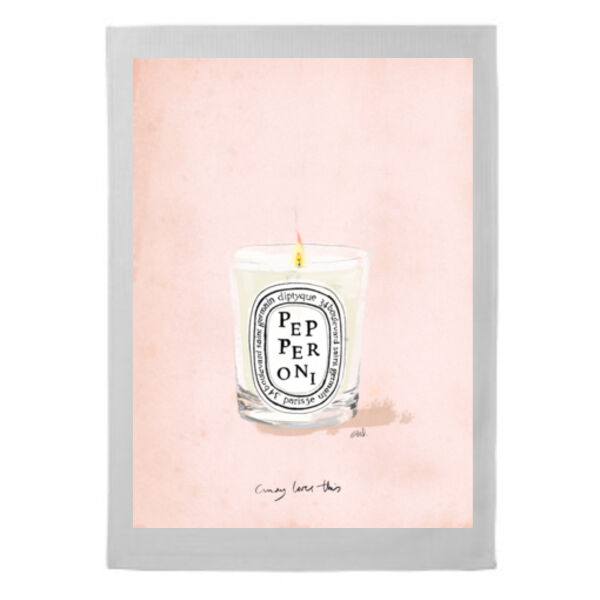 cindylovesthis x west elm PEPPERONI TEA TOWEL 3 Thumbnail